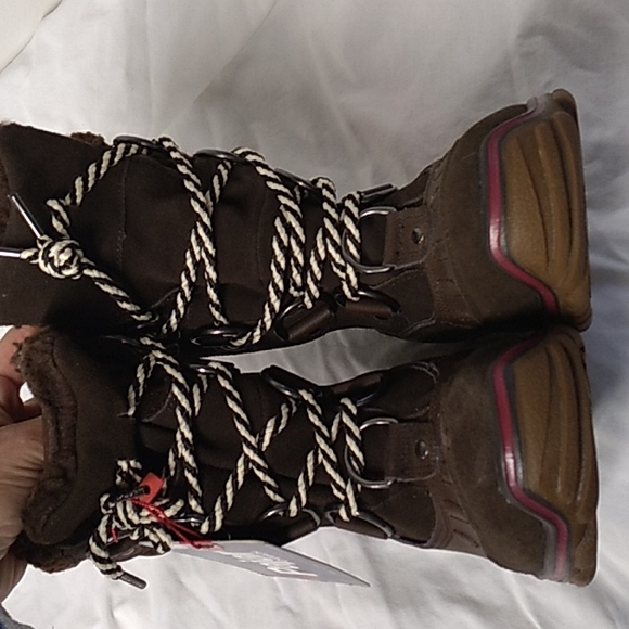 NWT Women's Pajar brown waterproof winter snow boots size 6 - 6.5 - Picture 2 of 10